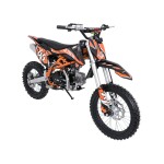 Mamido Detská benzínová motorka RamiGO ULTRA 66 125CC oranžová