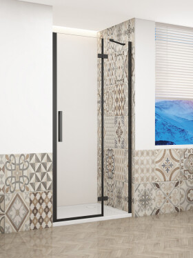 GELCO TRINITY BLACK dvere do niky pravé, 1000 číre sklo, GT1210CR-B GT1210CR-B