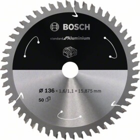 Bosch Accessories Bosch 2608837753 pílový kotúč 136 x 15.875 mm Počet zubov (na palec): 50 1 ks; 2608837753