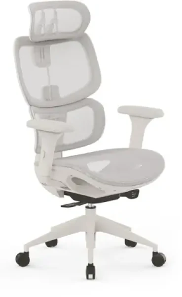 SENSE7 NOBU biela / Kancelárske ergonomické kreslo / nosnosť 130 kg (5902659847904)