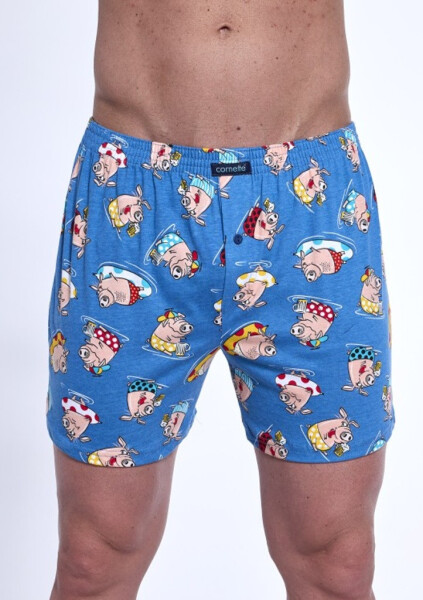 Pánske šortky Cornette Classic 011/170 3XL Petrolejová