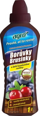 AGRO Organominerálne kvapalné hnojivo pre čučoriedky a brusnice 1 l