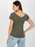 Dámska blúzka TW BZ BL 1006.56 tmavá khaki