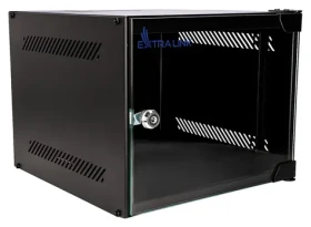 Extralink LITE 4U 10" čierna / Rozvádzač / nástenný / šírka 280 mm / hĺbka 310 mm / sklenené dvere (EX.28815)