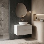 REA - Kúpeľňová skrinka pod umývadlo Mono 80cm White REA-M0403