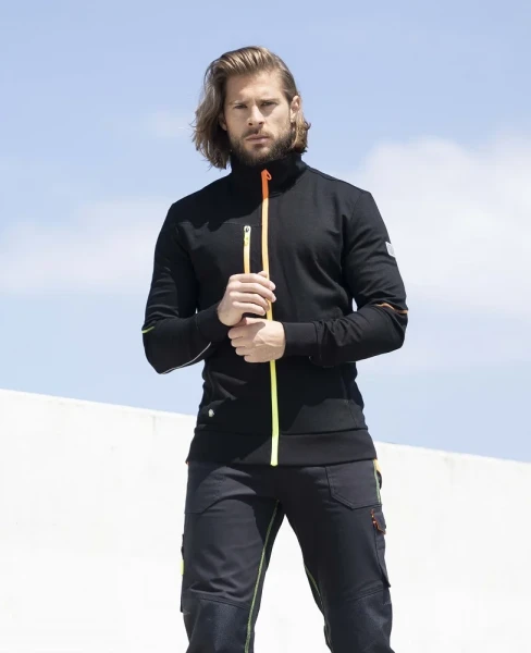 Mikina ARDON®CREATRON® černá neon 5XL H6670/5XL