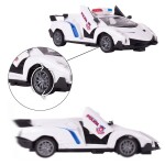 Malplay POLICAJNÉ AUTO NA DIAĽKOVÉ OVLÁDANIE 21 CM BIELÉ