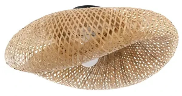 Immax BOHO HILO / Stropné svietidlo / D60cm / E27 / bambus (08298L)