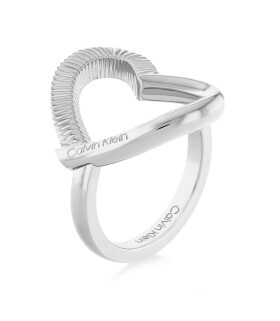 Calvin Klein Romantický oceľový prsteň Heart 35000439 mm