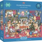 GIBSONS Puzzle Mačacie sviatky