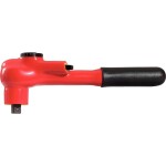 3/8" obojstranná račňa s ochrannou izoláciou s aretačným mechanizmom, 32 zubov KS Tools 117.3800; 117.3800