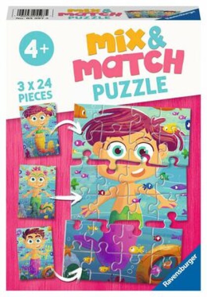 Ravensburger Mix amp; Match Puzzle Morské víly