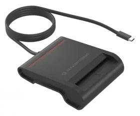 Conceptronic USB-C čítačka čipových kariet čierna / Čítačka čipových kariet / USB-C / 0,9 m (SCR01BC)
