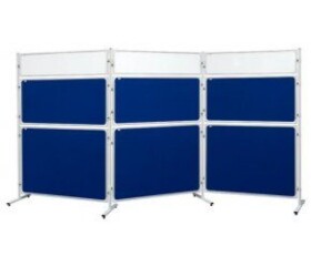 2x3 Modular tabuľa 120x120 cm filcový modrý / Panel pre modulárny stenový systém (5907627309101)