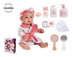 Mamido Mamido Bábika bábätko s kúpeľovou súpravou a doplnkami Baby Doll MT1221