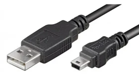 LogiLink CU0014 / Kábel USB-A - USB Mini-B (5 pin) / USB 2.0 / 1,8 m (CU0014)