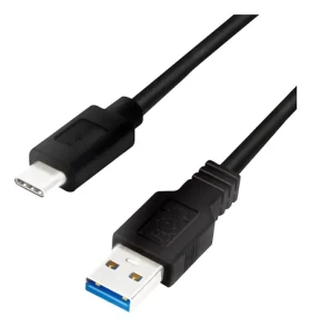LogiLink USB-C - USB-A čierna / Kábel USB-C / USB 3.2 Gen 1 / 5 Gbit/s / 1,5 m (CU0169)