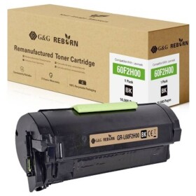 G&G Reborn remanufactured toner náhradný Lexmark 602H čierna 10000 Seiten kompatibilná toner; 21315