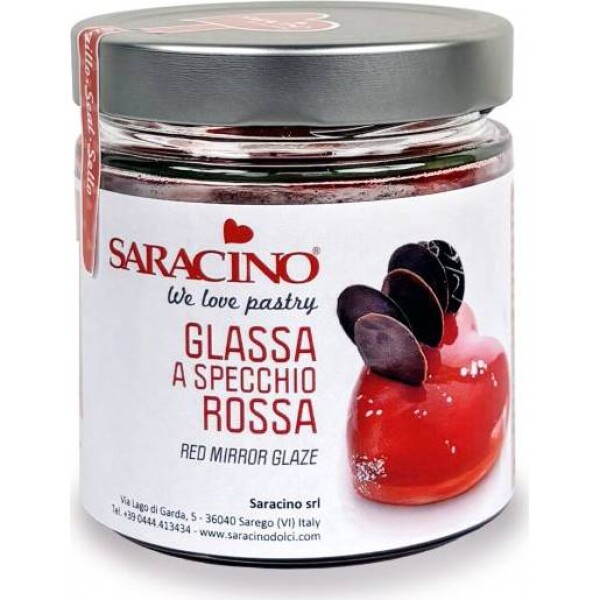Zrkadlová poleva červená 350 g - Saracino - Saracino