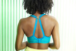 Športová podprsenka Wired Bra teal/lime 5021C