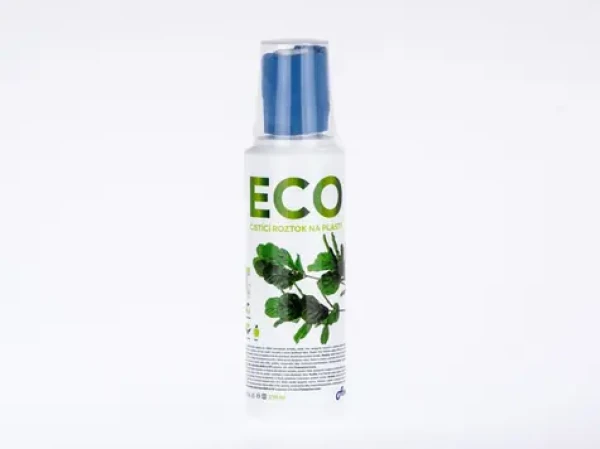 AVELI ECO čistiaci roztok na plasty + handričku / 250 ml + 20 x 20 cm (ECO-00101)