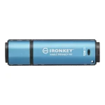 Kingston IronKey Vault Privacy 50 128GB modrá / Flash Disk / USB 3.2 Gen 1 - (USB-A 3.0) (IKVP50/128GB)