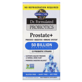 GARDEN OF LIFE Probiotiká prostata 50 miliárd CFU 15 kmeňov 60 kapsúl