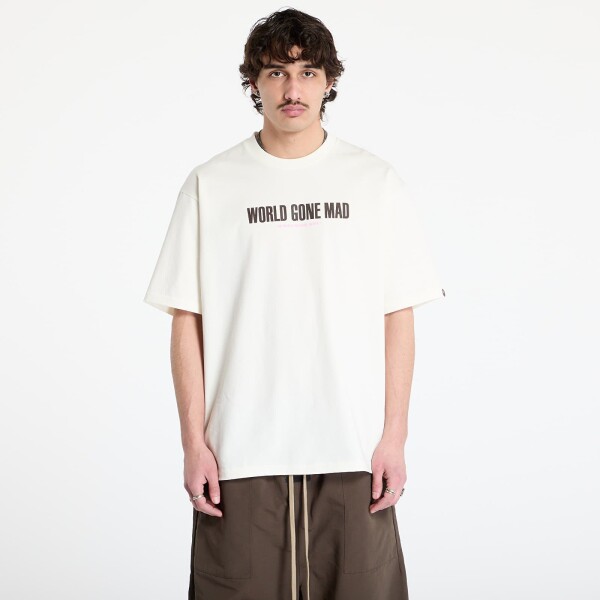 Tričko A BATHING APE Slogan Relaxed Fit Tee UNISEX Ivory M