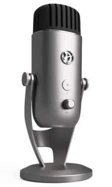 AROZZI COLONNA strieborná / stolný mikrofón / všesmerový / USB (COLONNA-SILVER)