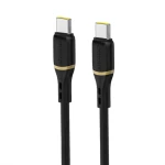 Dudao Dátový kábel L25C / USB-C / 60W / 1 m / čierna (204493)