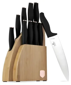 BERLINGERHAUS Sada nožov Black Rose Collection / bambusový stojan BAMBOO / 10 ks (BH-2760)