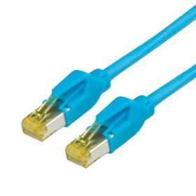 Secomp 21.05.9524 RJ45 sieťové káble, prepojovacie káble CAT 6A S/FTP 2.00 m modrá dvojžilový tienený, bez halogénov, samozhášavý 1 ks; 21.05.9524