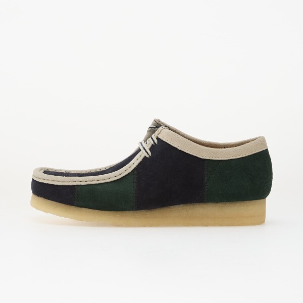 Tenisky Clarks Originals Wallabee Blue/ Green Strip EUR 42
