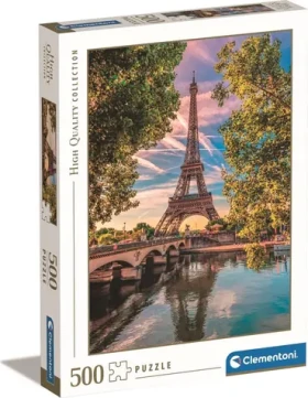Clementoni PUZZLE Pozdĺž rieky Seiny /500 dielikov/ od 10 rokov