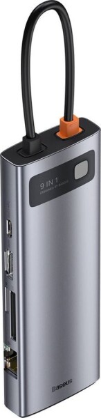 Baseus 1x RJ-45 1x SD 1x microSD + 3x USB-A 3.2 Gen1 (CAHUB-CU0G)