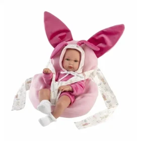 Llorens 63506 NEW BORN HOLČIČKA - realistická bábika bábätko s celovinylovým telom - 35 cm