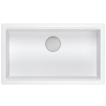 Quadron Quadron - Granitový drez Logan 110 White Zlaty HQD7644U1_PVDG1_U