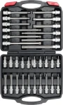 YATO Sada nástrčných hlavíc Torx 1/2" / Sada bitov / T20-T70 / 32 ks (YT-77541)