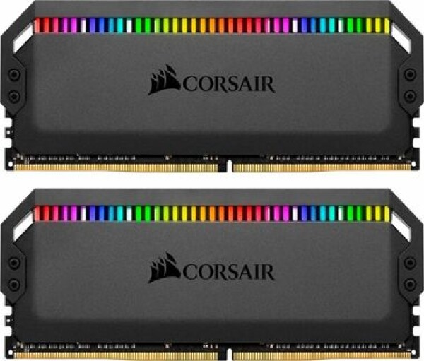 Corsair Dominator Platinum RGB 64GB (2x32GB) 3200MHz čierna / DDR4 / PC4-25600 / CL16-18-18-36 / 1.35V / XMP2.0 (CMT64GX4M2C3200C16)