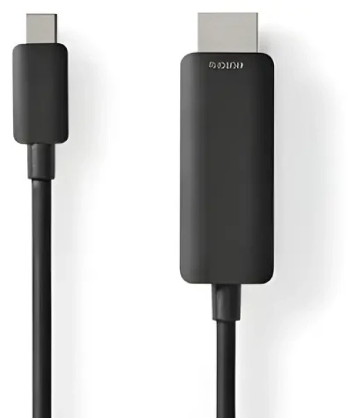 Nedis USB-C - HDMI čierna / Redukcia / USB 3.2 Gen 1 / 4K 60Hz / 1 m (CCGL64655BK10)