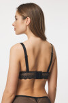 Podprsenka Black Tattoo Bralette nevystužená