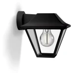 Philips Alpenglow 16495/30/PN čierna / Vonkajšie nástenné svietidlo / E27 / 60W / IP44 / bez zdroja (SKL000254994)