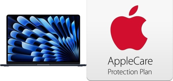 Apple MacBook Air 15 M4 / 24 GB / 512 GB / Mac OS / 10R GPU (MC6L4ZE/A) + AppleCare Protection Plan for 15-inch MacBook Air (M4)
