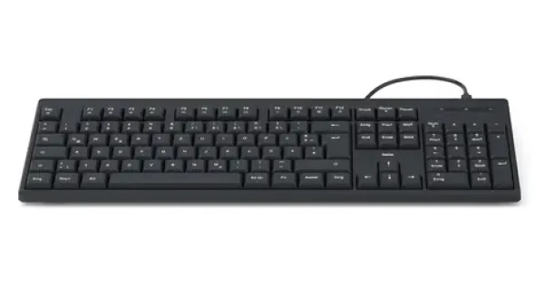 HAMA CK-100/WKM-100 čierna / Klávesnica / drôtová / 100% (full-size) (U8173050)