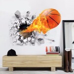 Veselá Stena Samolepka Basketbalová lopta
