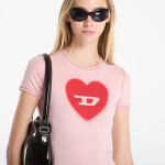 Tričko Diesel T-Uncuties-Long-S5 T-Shirt Pale Mauve M