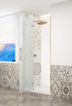 GELCO TRINITY GOLD dvere do niky ľavé, 1200 matné sklo, GT1212ML-G GT1212ML-G