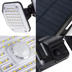 Maclean MCE615 / Solárne LED svietidlo / senzor / vonkajšie (MCE615)