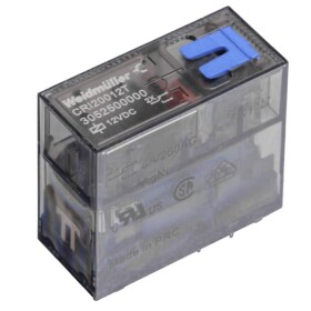 Weidmüller CRI20110T Miniatúrne priemyselné relé, 110 V/DC, 8 A, 2 prepínacie, 10 ks; 3052530000