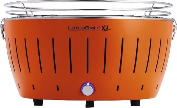 LotusGrill Grill záhradný na drevené uhlie XL 40 cm x 40 cm Oranžový